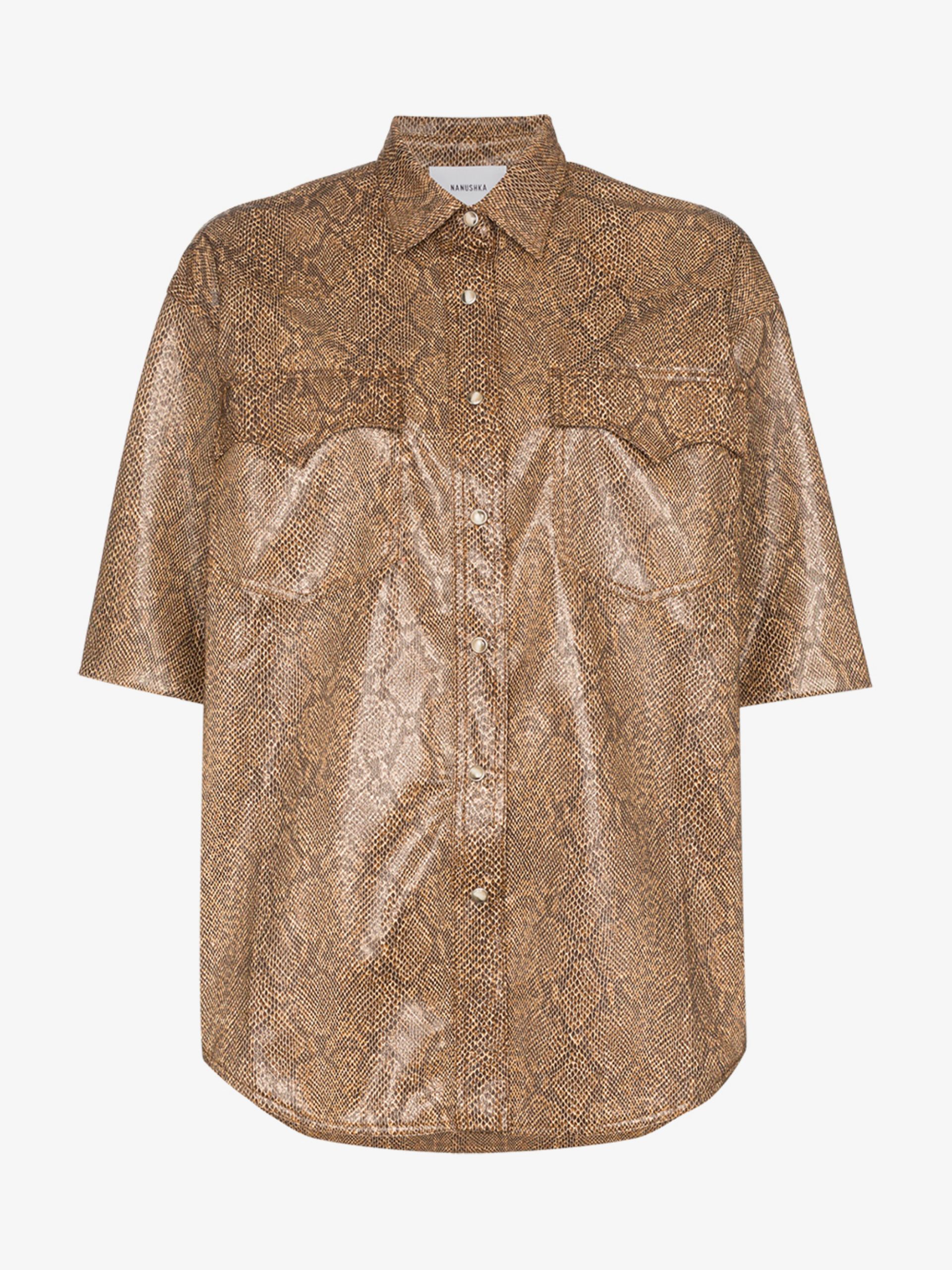 Nanushka Seymour Snake Print